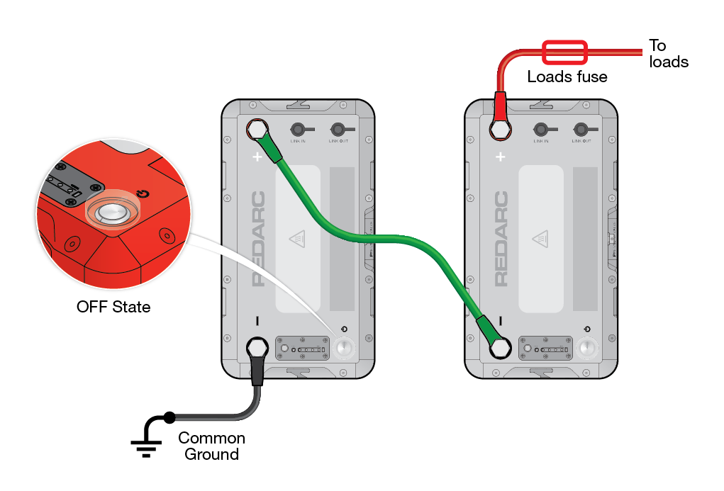 REDLAB batteries wired in series wiring diagram